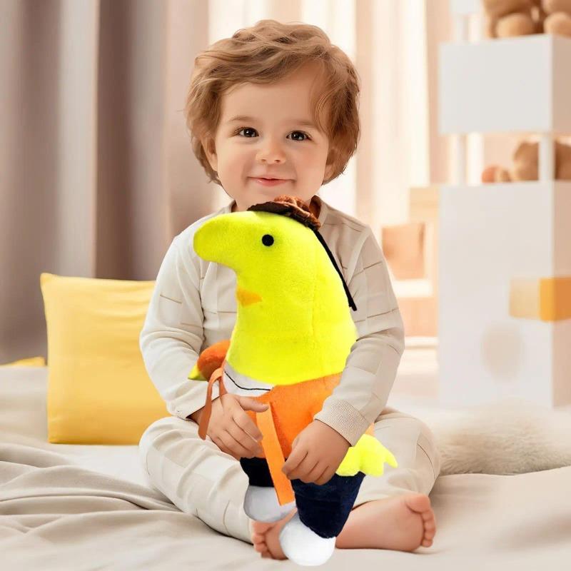 Smiling Friends Red Guy Plush Toy, Soft Meme Character Stuffed Doll, Cute Cartoon Plushie Gift for Fans & Kids