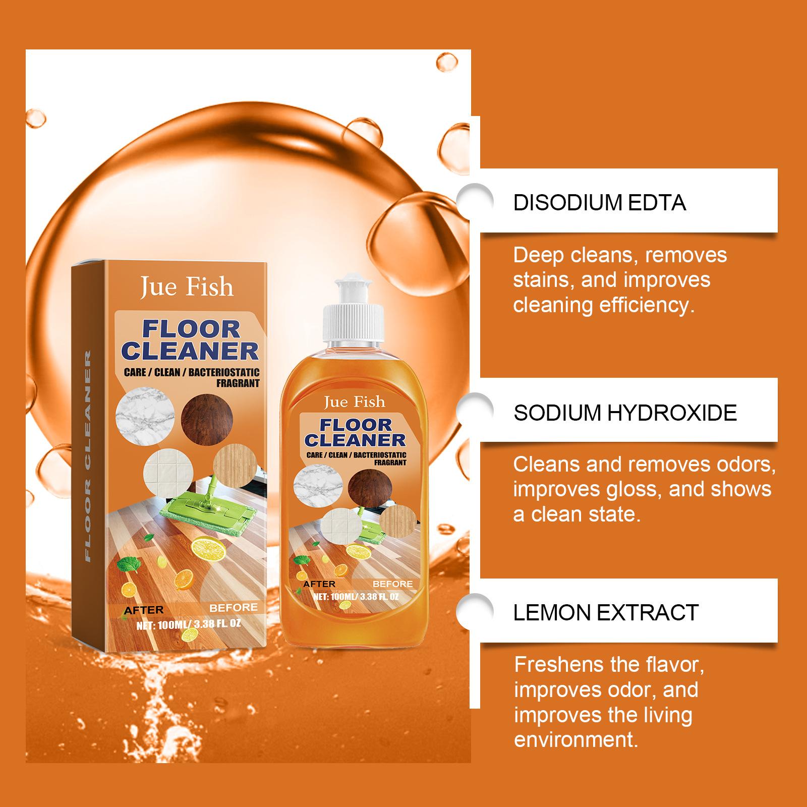 1PCS Ceramic Tile Cleaner -Long-Lasting Scent Floor Cleaner, Deep Cleans with No Residue, Fast Drying & Pet/Kid-Safe for All Floors, Works with Mops, Steam Mops & Sprayers