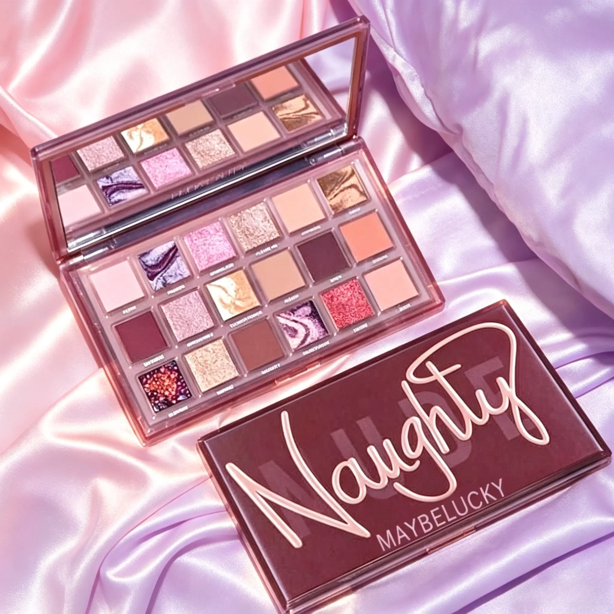 18 Shades Wine Brown Tone Eyeshadow Palette, Matte Fine Glitter Baked Marble Swirl Flake Multi Texture All In One, Silky High Pigment Fine Powder No Fallout, All-in-one Cosmetic Palette For Daily Soft Makeup Retro Wine Smoky Party Aesthetic Eye Look
