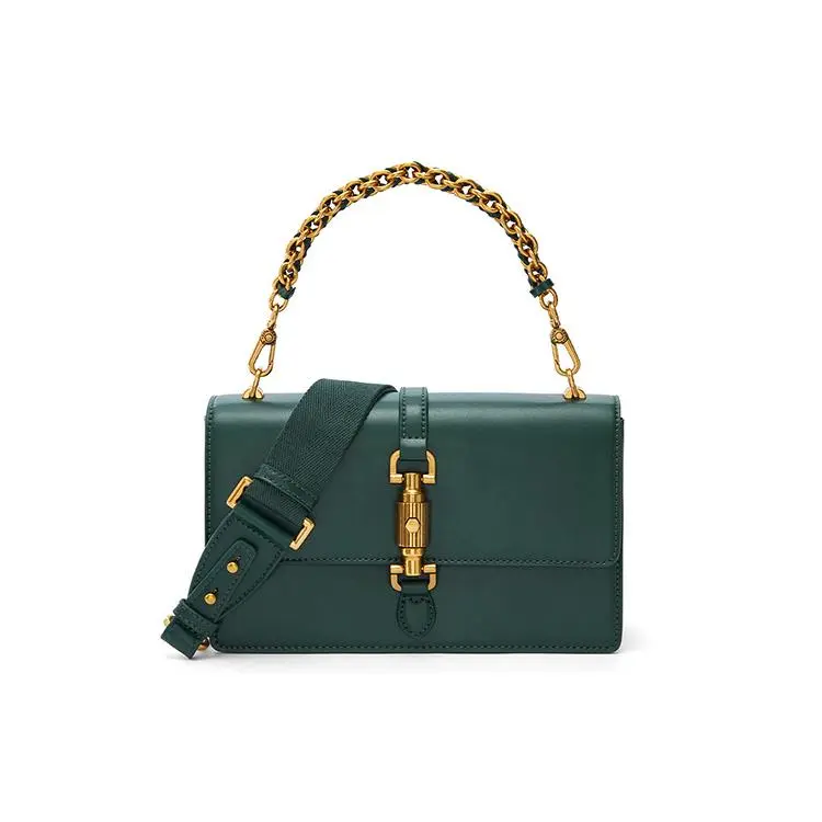 Charles & Keith Oil Painting Chain Handbag – Women’s Medium Synthetic Leather Crossbody Bag in Multiple Colors