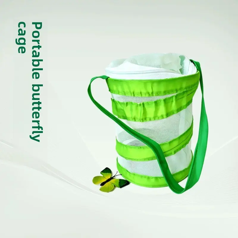 Portable Kids‑Friendly Butterfly Cage, Folding Pet Cage, Plant‑Growing Greenhouse, Insect Net Cage, Insect‑Proof Cage, Reptile Breeding Box