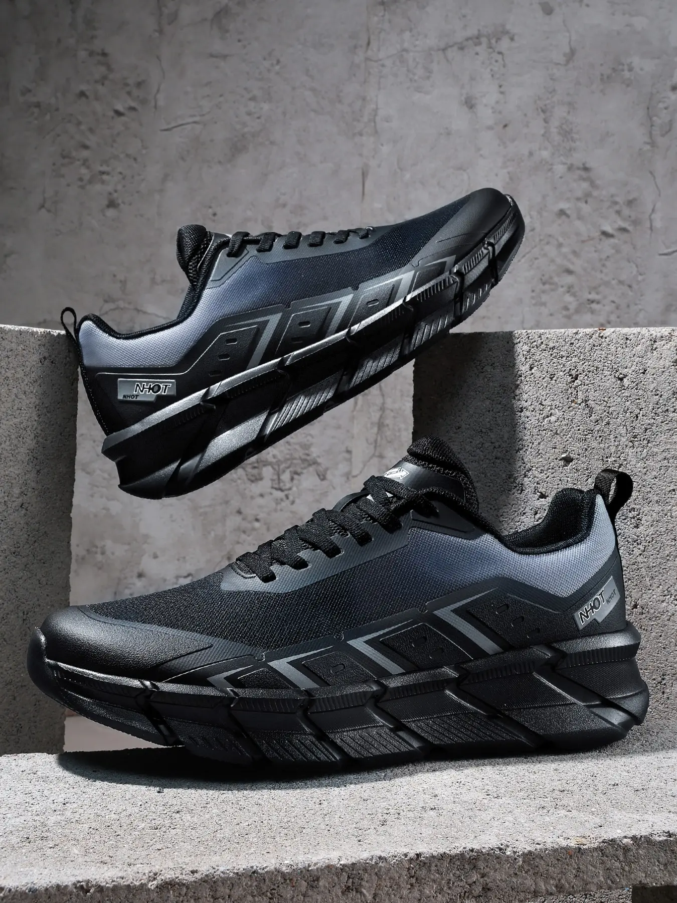 Men's Running Shoes, Casual Sports Shoes, Outdoor Trail Running Shoes, Mesh Breathable Lightweight Hiking Shoes, Fashion Gym Shoes, Large Size