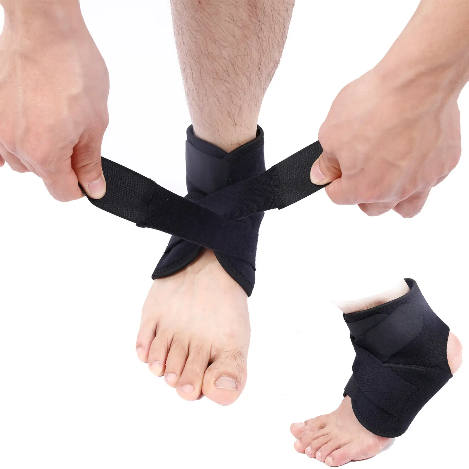 Compression bandage football ankle guard ankle joint basketball sports equipment football fixation sprain protection ankle guard
