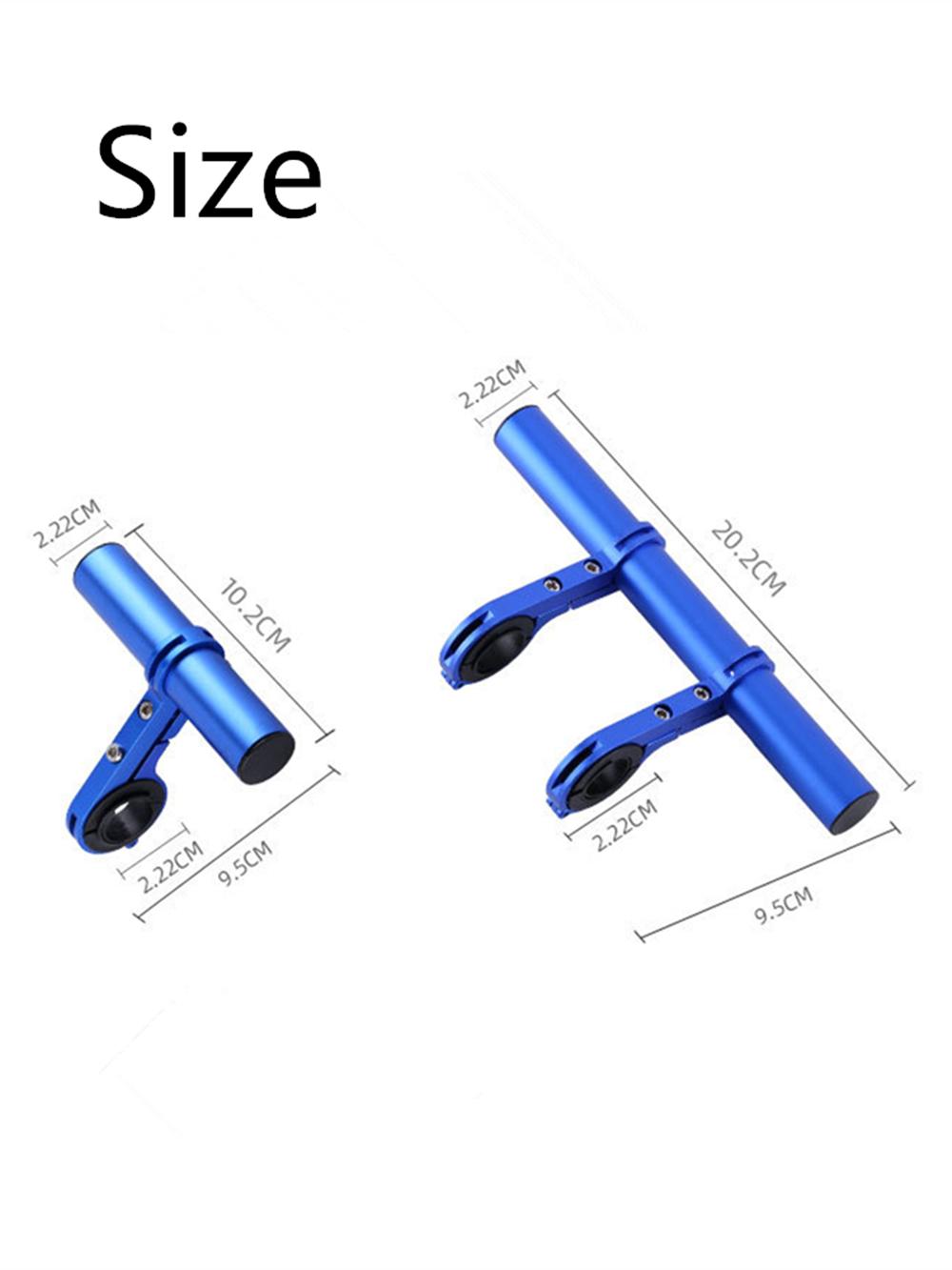 30cm Bicycle Handlebar Extended Bracket MTB Headlight Mount Extented Bar Road Mountain Bike Handlebar Extender Rack Parts