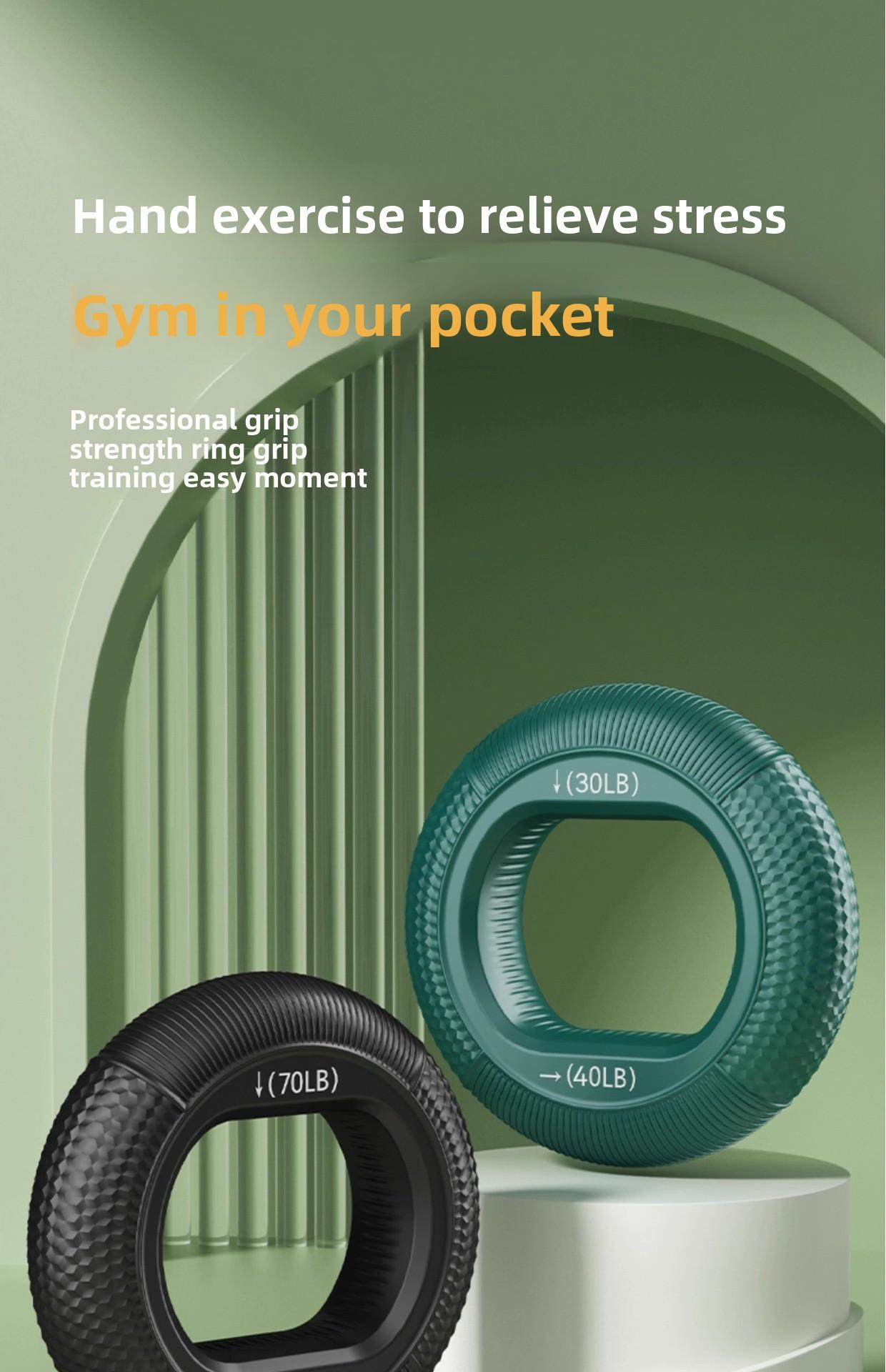 Silicone grip strength trainer for men, professional hand strength training, finger rehabilitation equipment, arm muscle training for the elderly