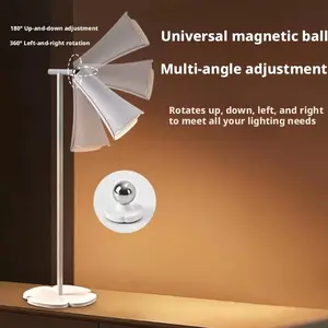 Four-In-One Multi-Functional Adjustable Lamp, Magnetic Desk Light, Rechargeable Wall Mount, Student Dorm Room Reading Lamp