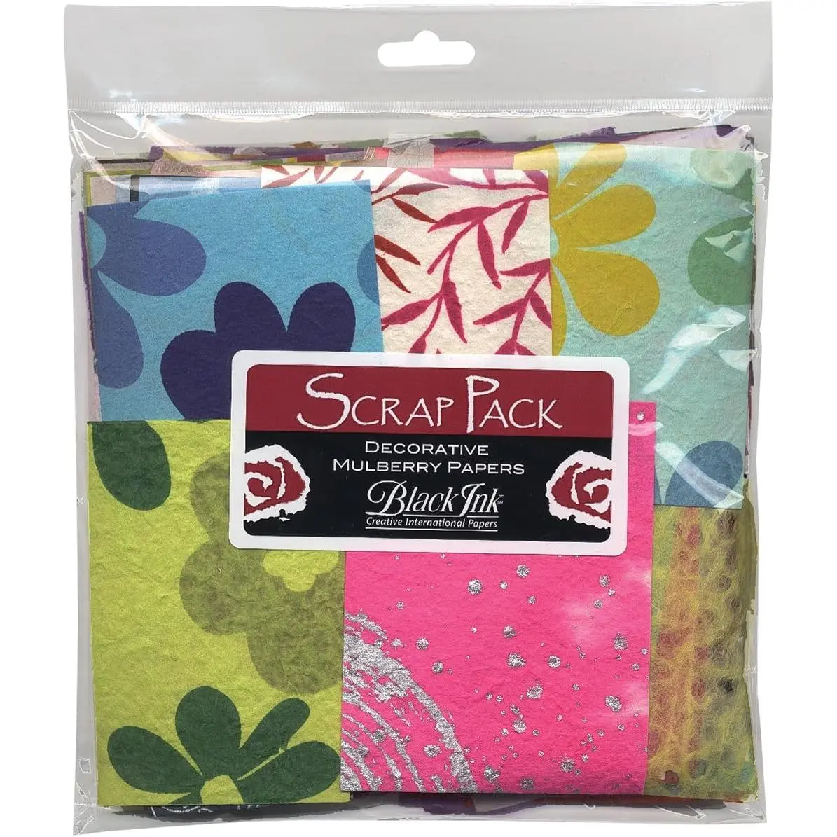 Mulberry Paper Scrap Pack by Black Ink Papers,  (SP-100)