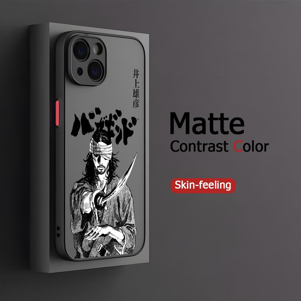 Vagabond Inoue Takehiko Phone Case for iPhone 17 16 15 14 13 12 11 Pro Max X Xs Matte Transparent Hard Cover