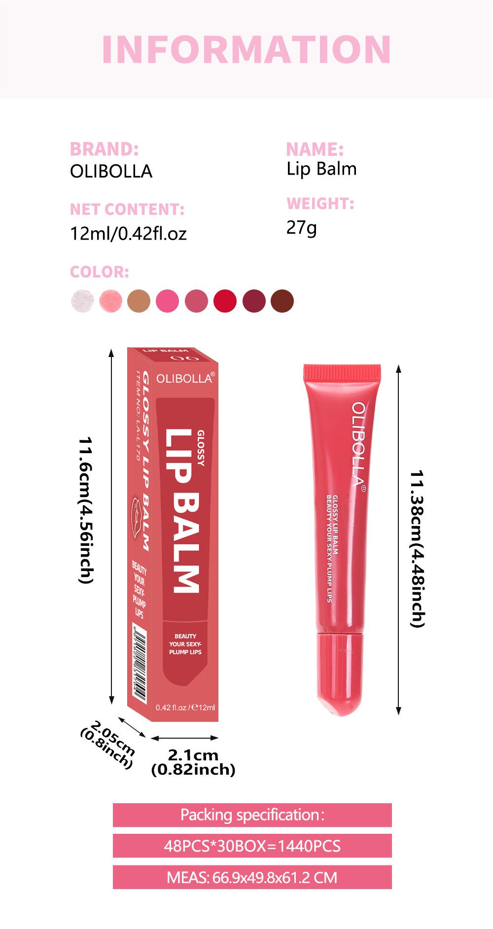 GET THE GLAZED GLASS LIPS! [OLIBOLLA Official] Peptide Lip Treatment: High-Shine Plumping Lip Glow Oil, Hydrating & Nourishing Lip Gloss, Non-Sticky Finish 3-in-1 Glaze