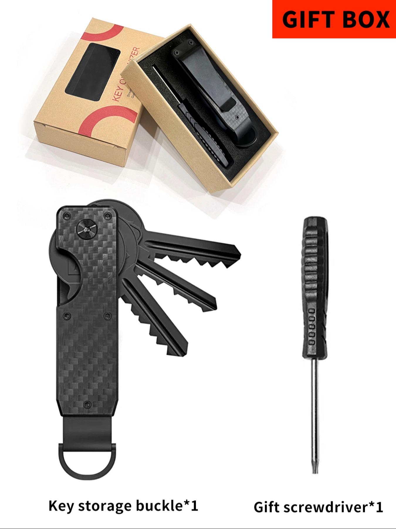 Fashionable Metal Key Organizer for 2-6 Keys, Compact Stand Design, Ideal for Daily Commute, Christmas Gift, Valentine's Day Gift, Ideal Gift