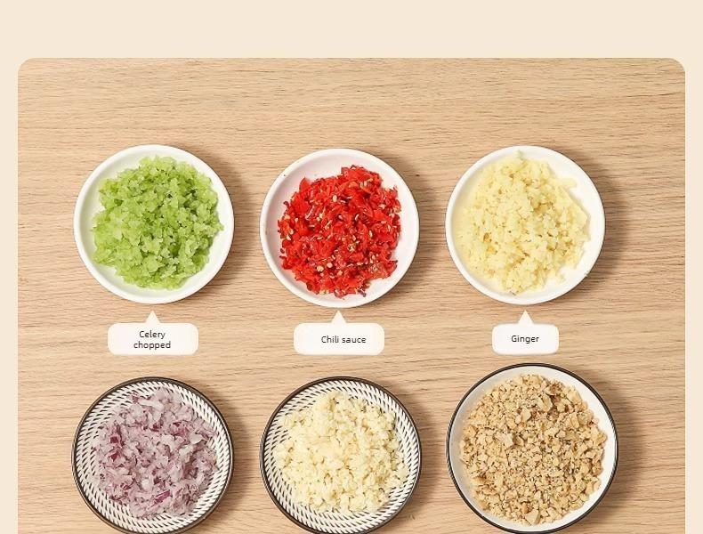 Manual garlic grinder, garlic mincer, garlic pounder, small household kitchen meat grinder