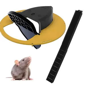 2 Pack Mouse Rat Trap Bucket， Mouses Rat Traps Indoor for Home,Reusable Bucket Lid Rat Traps Indoor Outdoor,Mouse Catching Tool
