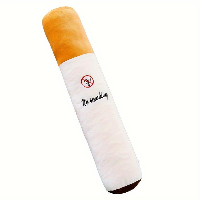 Cigarette Shaped Plush Toy, Soft Stuffed Cigarette Plushie, Simulated Cigarette Toy, Cigarette Pillow for Room, Birthday Gift, Home Decoration