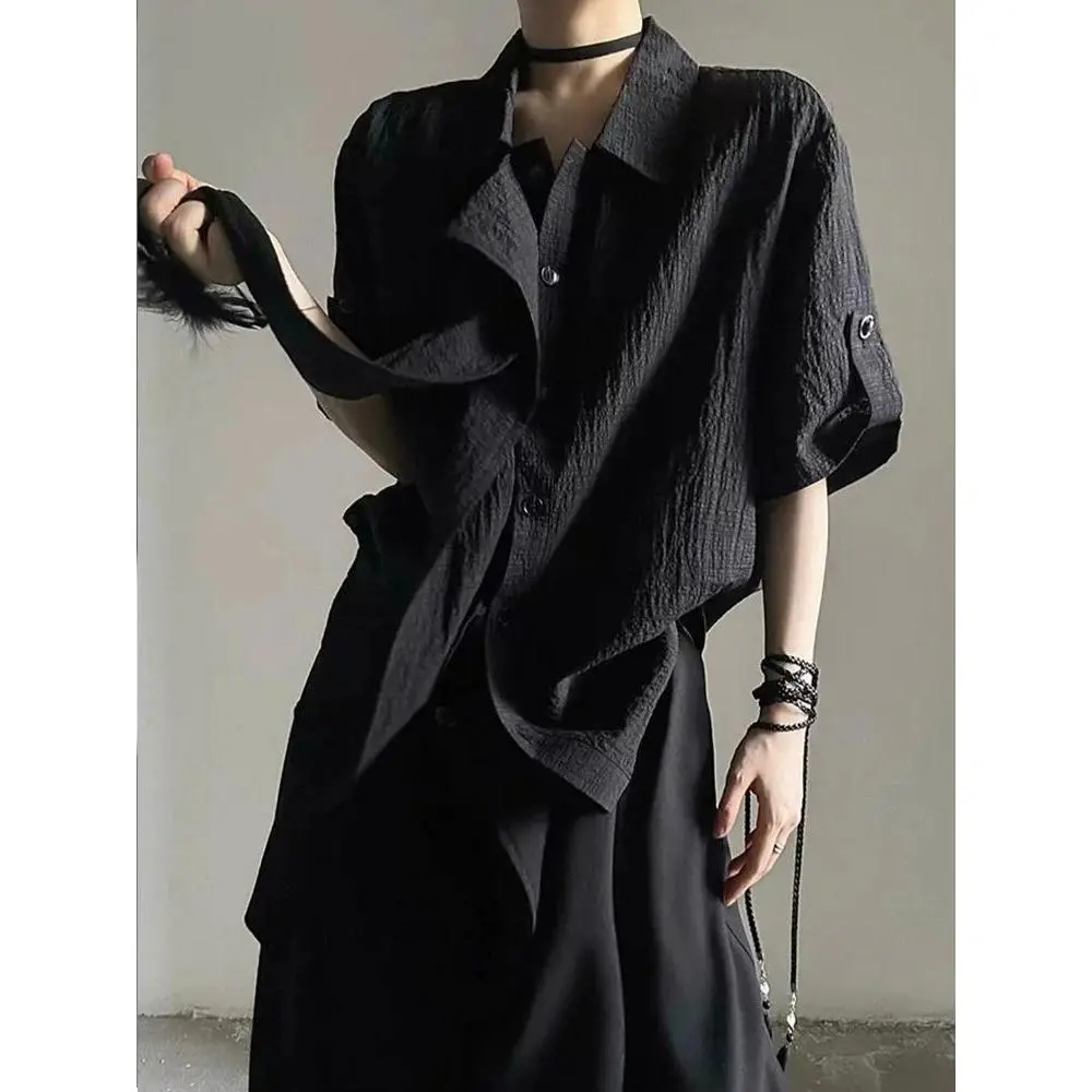 Gothic Y2K Sailor Collar Bow Blouse Women Japanese Harajuku Slim Tops Vintage Elegant Shirts for Evening Party Ladies Daily