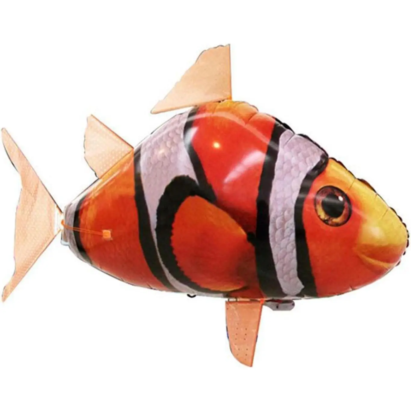 Infrared RC Remote Control Flying Clown Fish Balloon, AntiGravity MidAir Hovering Indoor Toy for Fun Party Decorations & Gifts (Red)