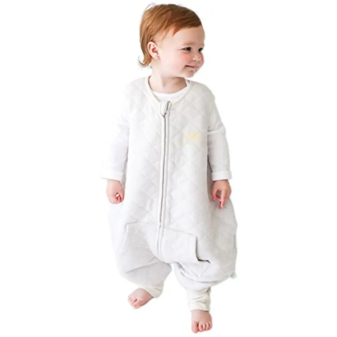 Toddler Sleep Sack with Feet – Walker Sleep Bag with Legs, Rayon made from Bamboo, All Season 1.2 TOG, 2-Way Zipper, 2T-3T - Sunshine