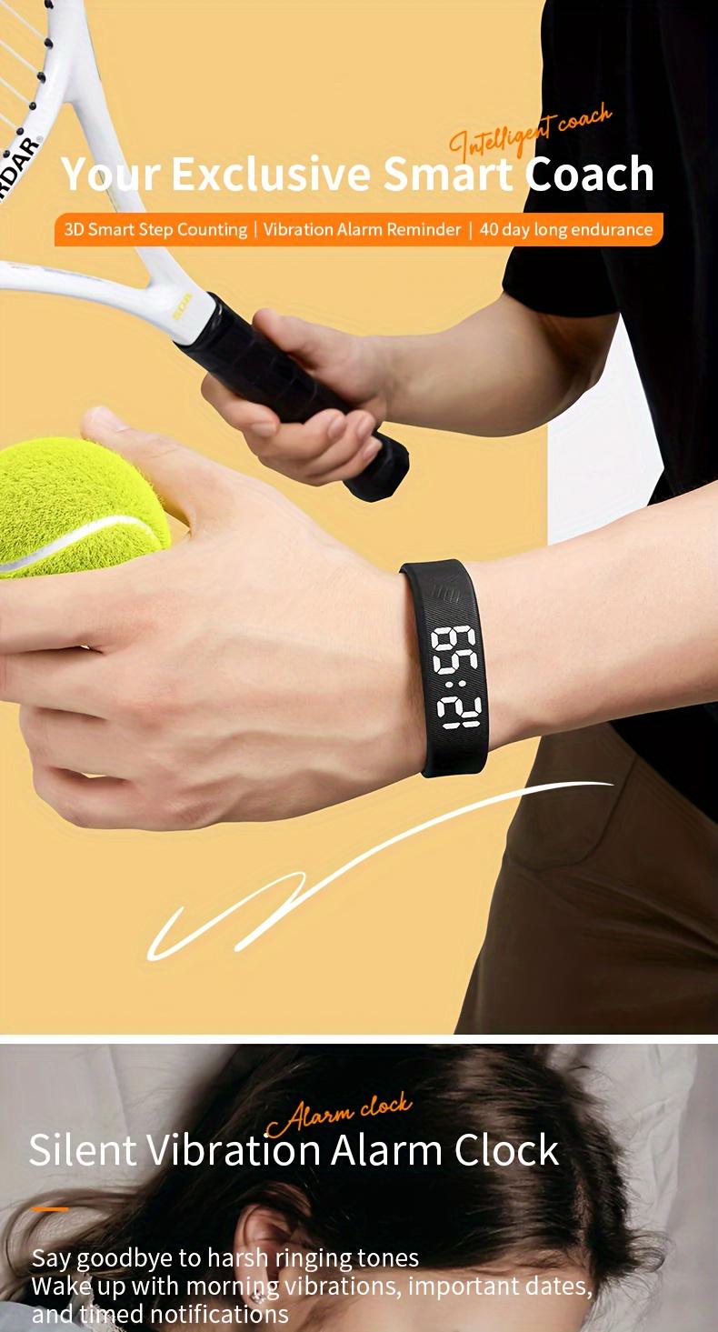 New multi-functional, simple and fashionable electronic watch, alarm clock, pedometer, timer, luminous, fashionable sports multi-functional wristwatch, holiday gift, suitable for any scene - a wristband is included as a gift