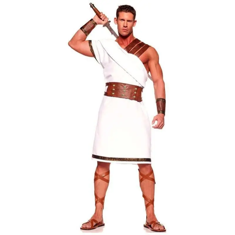 HalloweenRomanGreekKingGladiatorCostumeCoupleCostumeRomanHeroRolePlayingCostume