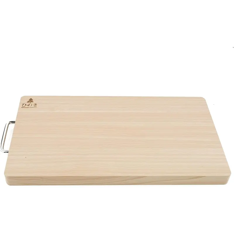 Hinoki Reversible Board with Metal Handle(17.3x9.8x1.05 RM_Large