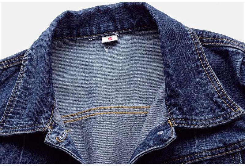 Spring Autumn Women � � s Denim Jacket Long Sleeve Overcoat Loose Denim Coat Button Outwear Jeans Jackets 5XL