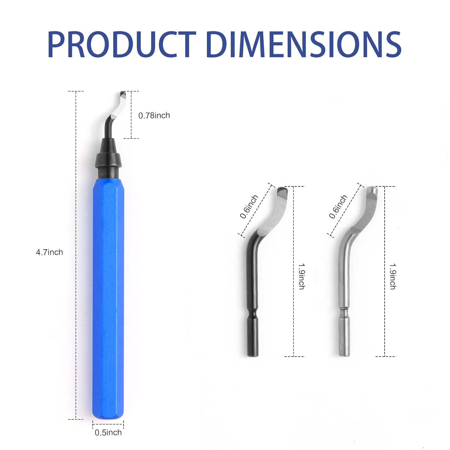 10 count High Speed Steel  Deburring Tool Set for Metal , Copper, , PVC Tube,  Printing,  Edge Processing,  Metal Handle, Deburring Manual Chamfer, Reamer Tool
