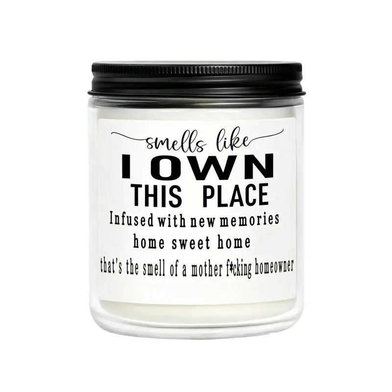 House Warming Gifts New Home,Funny New Home Gift Ideas Scented Candle Jar,Scented Home Fragrance,Housewarming Gifts for Women,Men,Couple,Friends,New House Haves,Closing Gift for Home Buyers