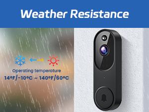 1080P Wireless Video Doorbell Camera, Night Vision, Cloud Storage (Sold Separately), 2.4GHz Wi-Fi Only, AI Human Detection, Real-Time Alert, 2-Way Audio, Battery