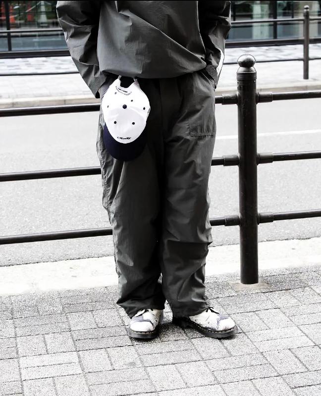 Kyn Apparel  Big Pocket Functional Tooling Pants Nylon Waterproof Loose Casual Parachute Pants