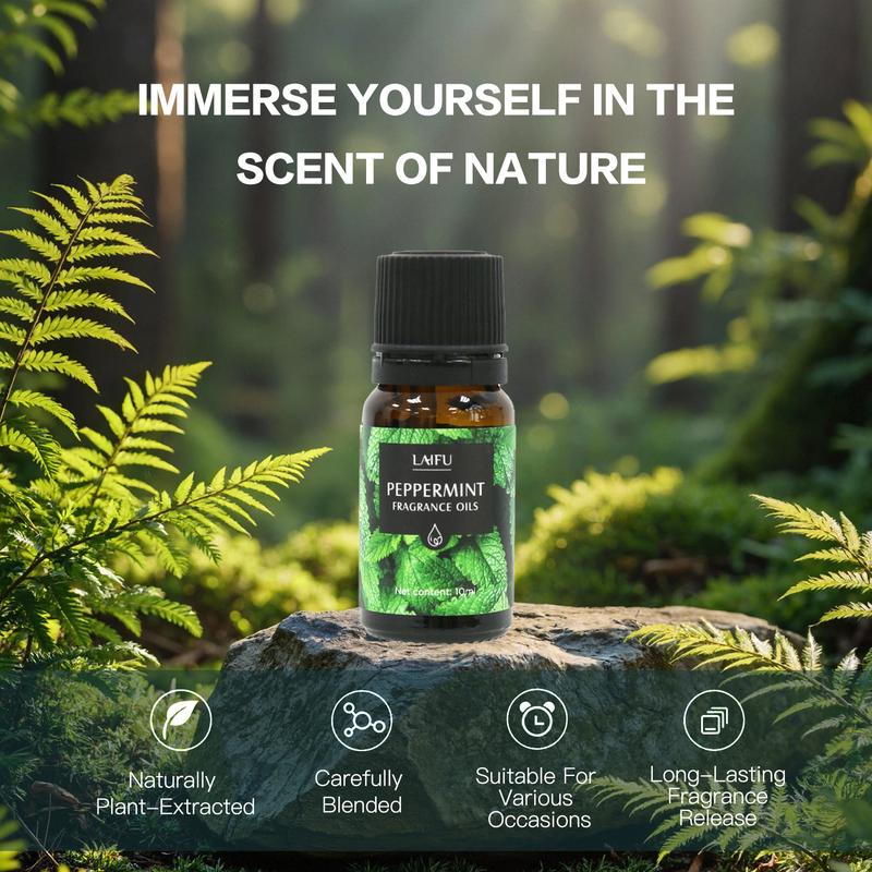 Essential Oils Set for Diffuser, Aromatherapy, Candle Making, Perfume, Home Fragrance, Humidifier, Ideal Gifts, Included Rosemary, Jasmine, Grapefruit, Lemon, Patchouli, Clove and More (16x10ml)