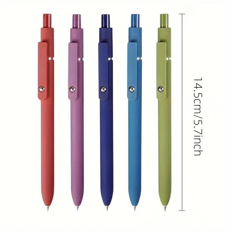 Back To School Neutral Pen, 0.5/0.7mm Quick Dry Black Ink Pen, Fine Tip Smooth Writing Pen, Cute Office School Supplies, ballpoint pen kit, Gift for Teacher