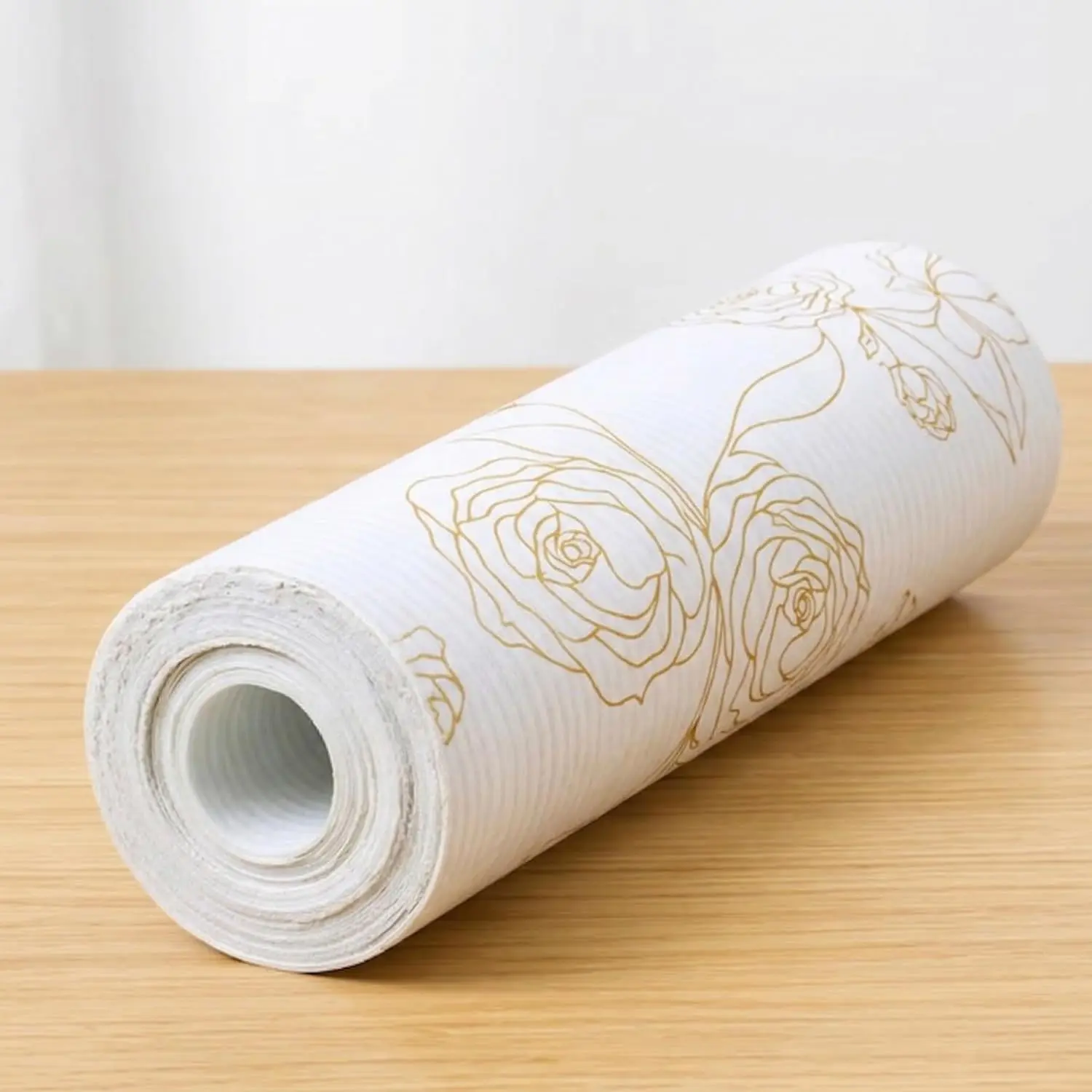 Shelf Liners 11.81 x 118.11 Inch EVA Non Adhesive Cabinet  Drawer Liner Roll for Kitchen Shelf Cabinet Surface with Floral  for  Storage Décor and Organizer Styling