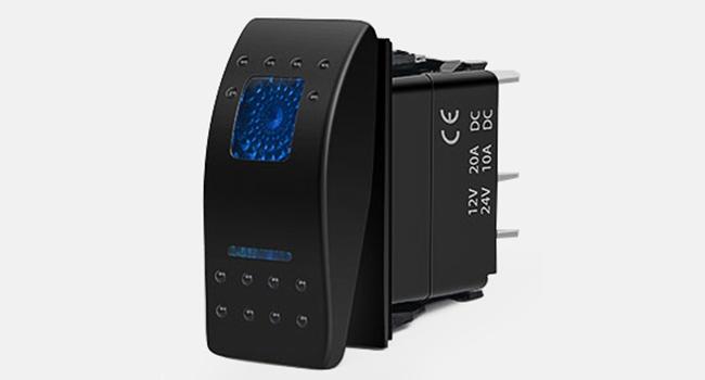 Nilight 4 Gang Rocker Switch Panel Waterproof Pre-Wired Aluminum with PD Type C and USB Cigarette Lighter Socket Voltmeter 12V 24V ON Off for Car Trucks Boats RVs