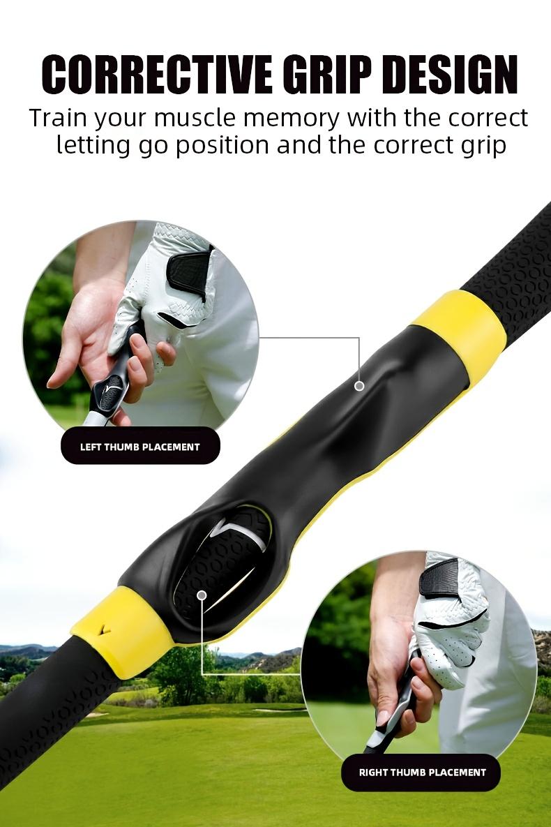 Golf Grip Corrector - Adjustable, Ergonomic Grip Aid for Beginners, ABS Material, Blue,Golf Grip Aid |     Adjustable Grip |     Ergonomic Design