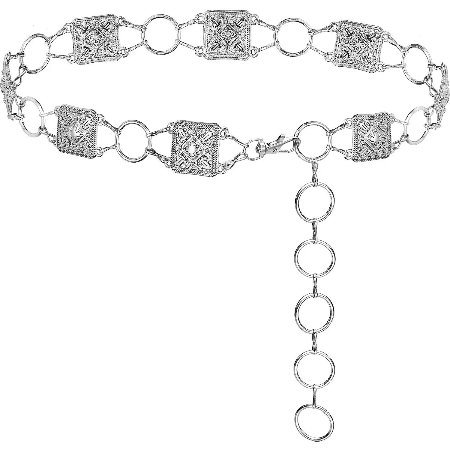 Retro  Chain for Women  Adjustable  Chain   Boho Gothic Antiqued Alloy  Chain