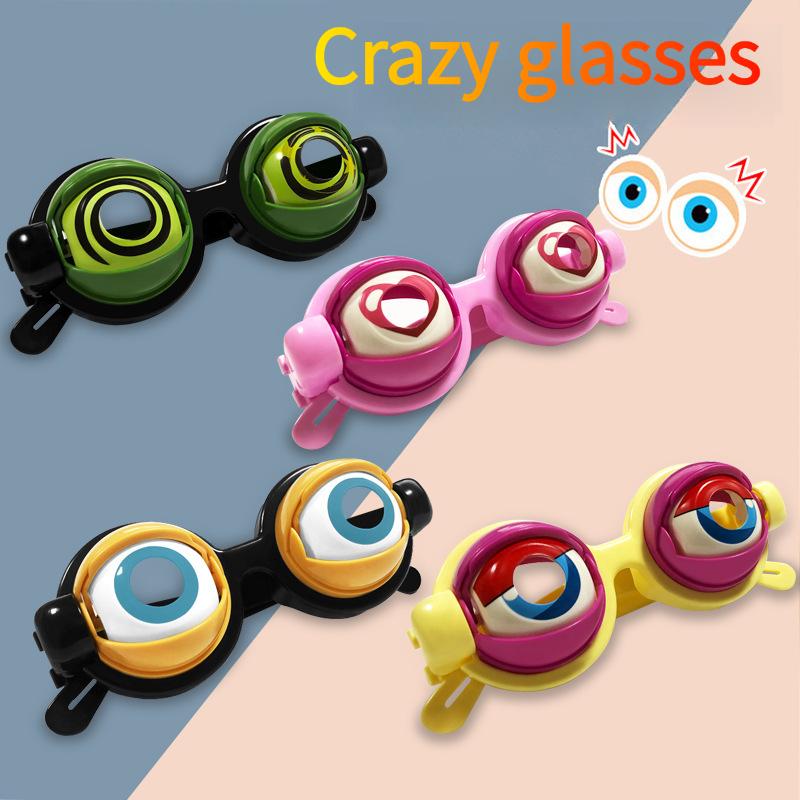 Fun Quirky Novelty Glasses for Kids, Prank Toy Party Favors for Easter Christmas Birthday