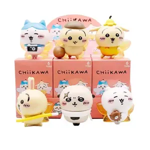 Trendy Toy Chiikawa Pajama Series Face Change Hachiware Pendant Cute Funny Face Changeable Ornaments Toys Usaqi Friends Gift