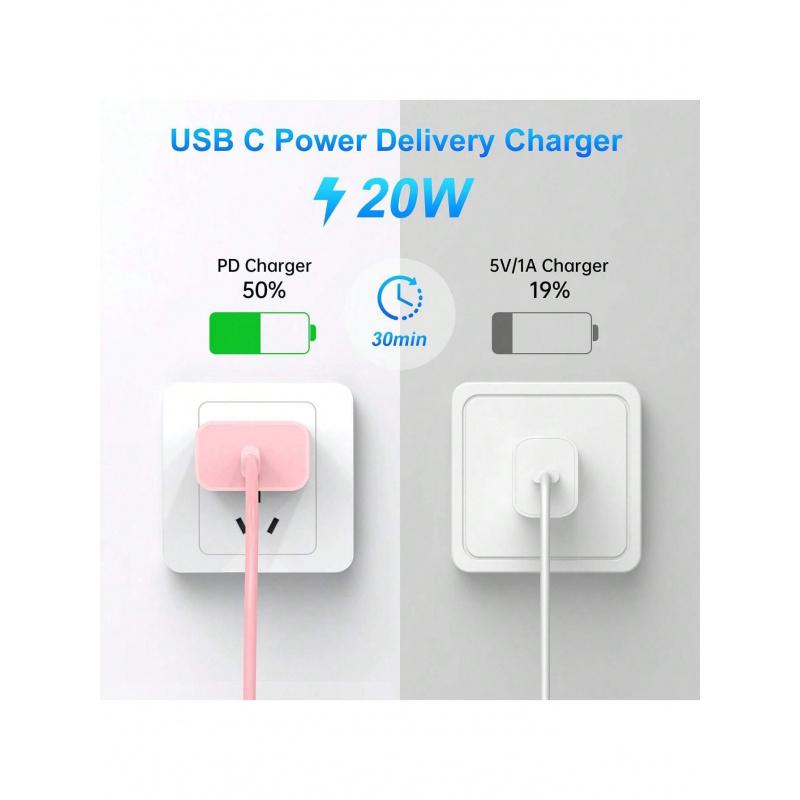 1m/2m/3m Extra Long Charger Cable for Apple. Available in multiple colors, supporting fast charging and high-speed data sync for Apple devices. USB-C to Lightning Cable, compatible with Apple 14/13/12/11 Pro Max/Mini/XS MAX/XR/XS/X/8/7/6s/SE, iPad.