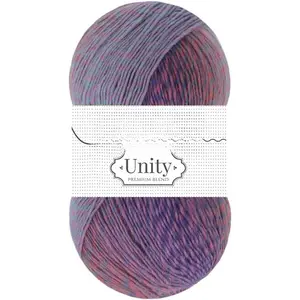 Unity Yarn 100 g (3.5 oz) - Shade 978 Natalia - Superwash Merino and Polyamide for Knitting and Crochet, 1 Skein