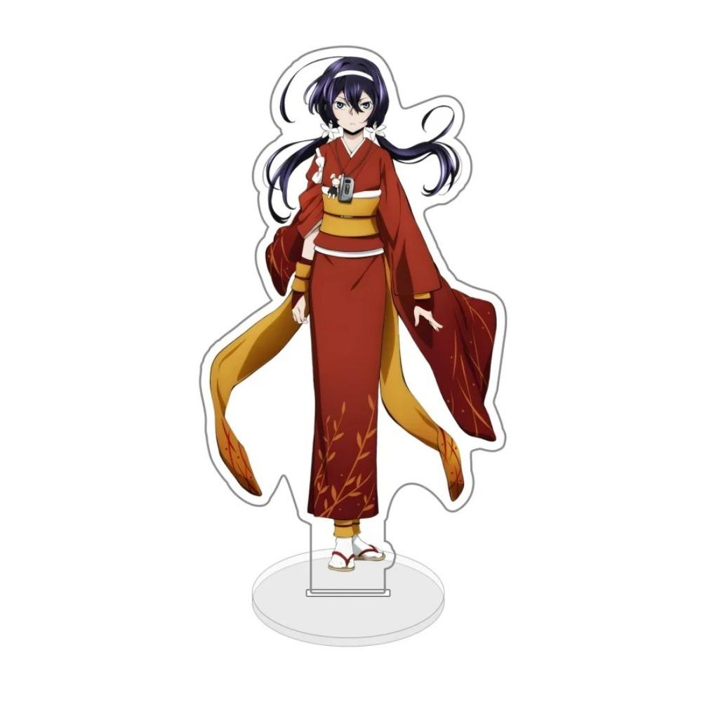 Diy Bungou Stray Dogs Dazai Osamu Anime Peripheral Figure Show Transparent Acrylic Stand Model Desktop Ornament Originality Gift