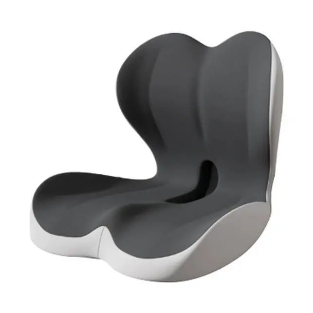 2026 Upgrade - Memory Foam Seat, Skin-Friendly Office Seat Cushion with Lumbar Pillow, Relieve Sciatica, Back, Coccyx, Pressure Sore and Tailbone, Wheelchair, Car, Best gift Home for Adult and Senior, Easy Remove Wash Back Support Cushion Non-Slip Comfy
