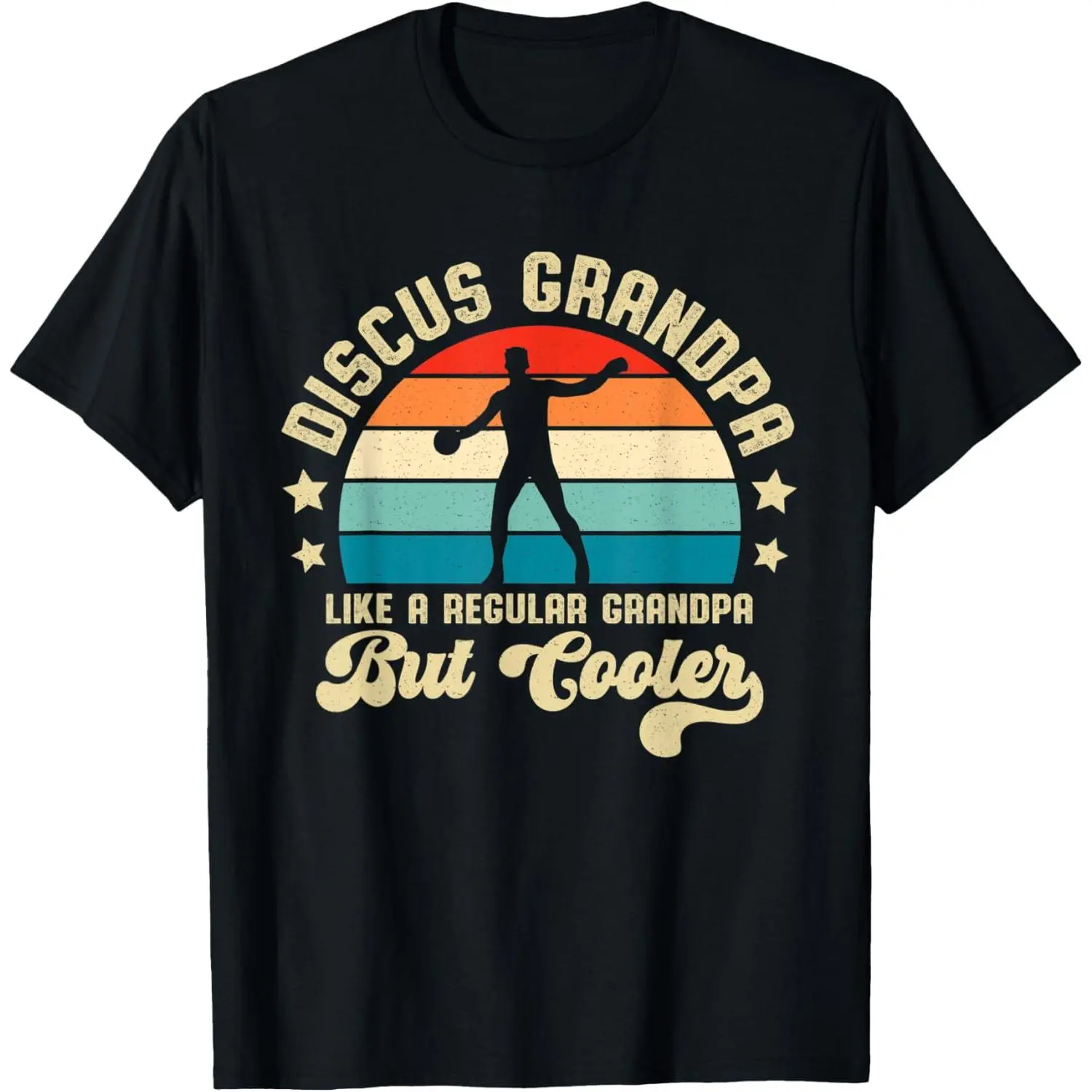 Discus Grandpa Throwing Grandfather Thrower Track And Field T-Shirt