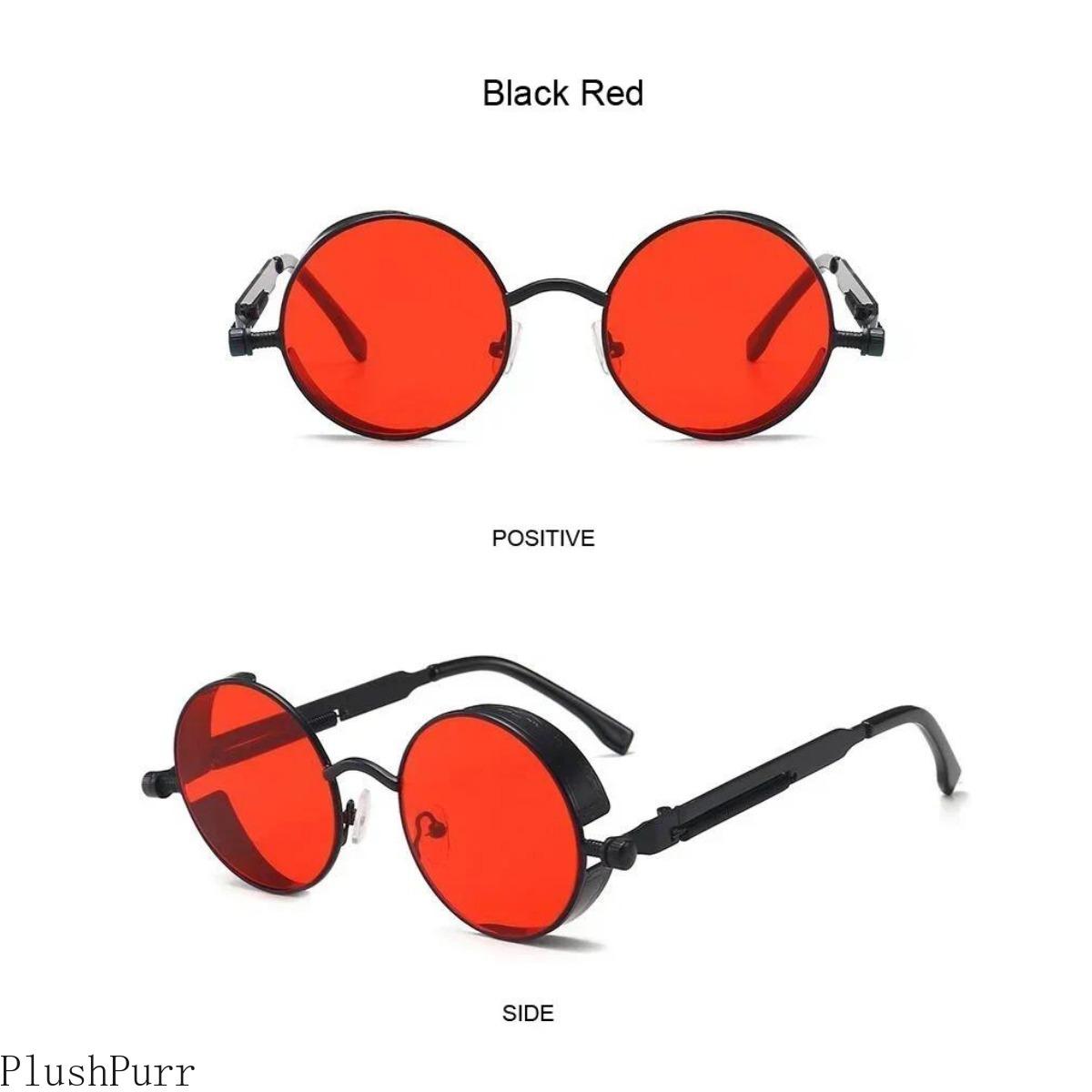 Metal Steampunk Sunglasses Men Women Fashion Round Glasses Brand Drsigner Vintage Sun Glasses High Quality Oculos De Sol UV400