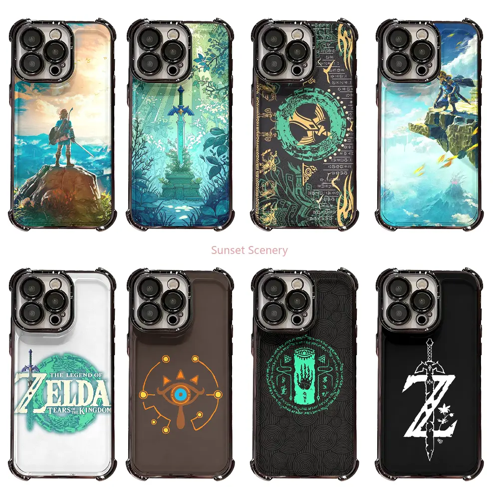 Fantasy Adventure Game Sword Ancient Rune Landscape Art Shockproof Phone Case iPhone 17, 16, 15, 14, 13, 12, 11, Pro, MAX, Air Plus models.
