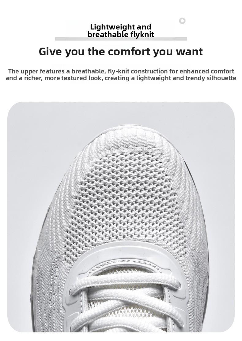 Mesler Men's Sporty Solid RoundToe Laces Trainers, Fashionable Lace UpFront Mesh Breathable Comfortable Sports Air Running Shoes Sporty Lightweight Breathable Running Shoes For Exercise & Daily Wear