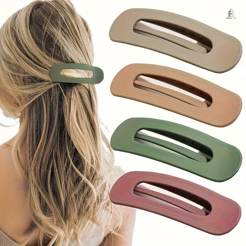 8 Pack Solid Color Hair Clips, Side Bang Barrettes, Elegant Hair Accessories for Women, Versatile Daily Hairstyle Decorations