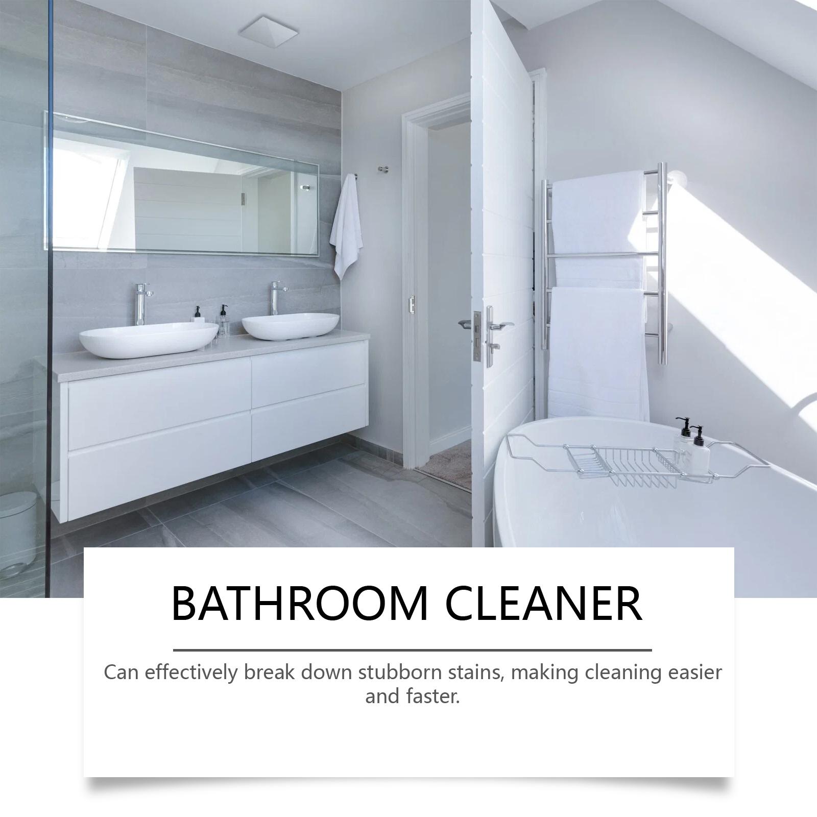 Jakehoe Bathroom Cleaner, Removes Water Stains Lime Cleaning Surfaces Bathroom Cleaner