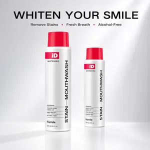 HismiliD Stain Whitening Cleaning Mouthwash, anti–gingivitis for the mouth, alcohol-free and fluoride-free