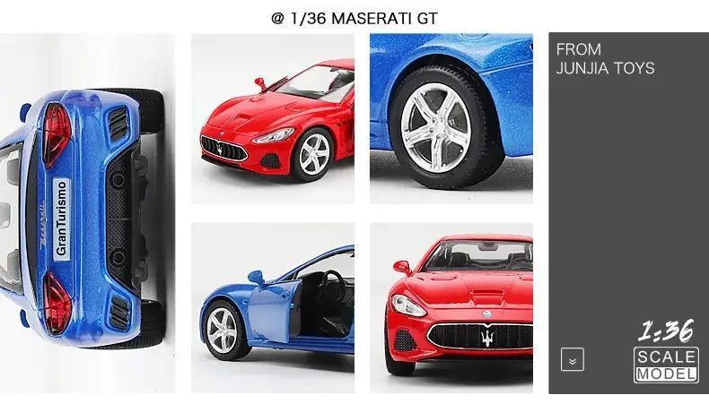 1:36 Maserati Gran Turismo MC High Simulation Exquisite Diecast Toy Vehicles Car Styling Alloy Car Model Toy Cars F38