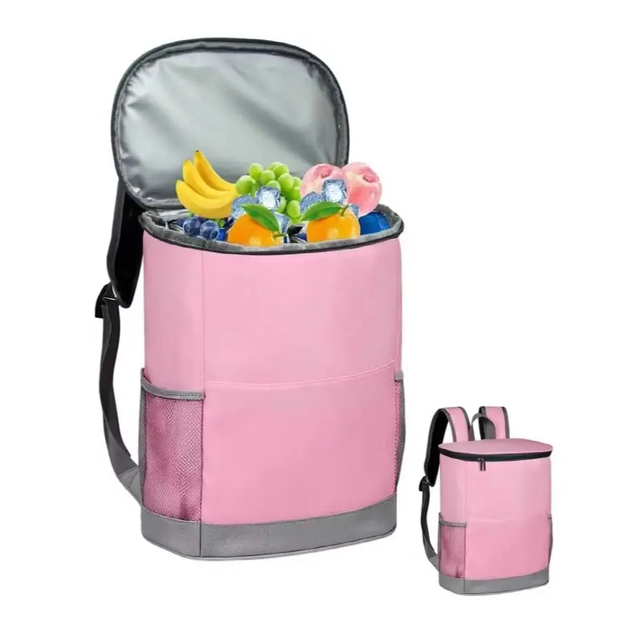 Insulated Cold Drink Backpack 20 Can Capacity, Leak-Proof Beer Bag, Lightweight Travel Camping Beach Lunch Cooler Bag