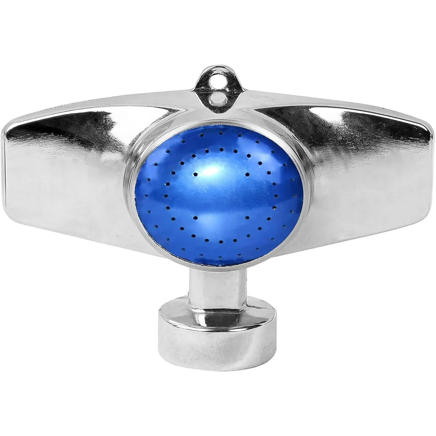 360  Metal Spot Sprinkler,Small Sprinkler Garden for Small Areas | Lawn Sprinklers for Yard Circle  with Gentle Water Flow Garden Watering (1, Blue)
